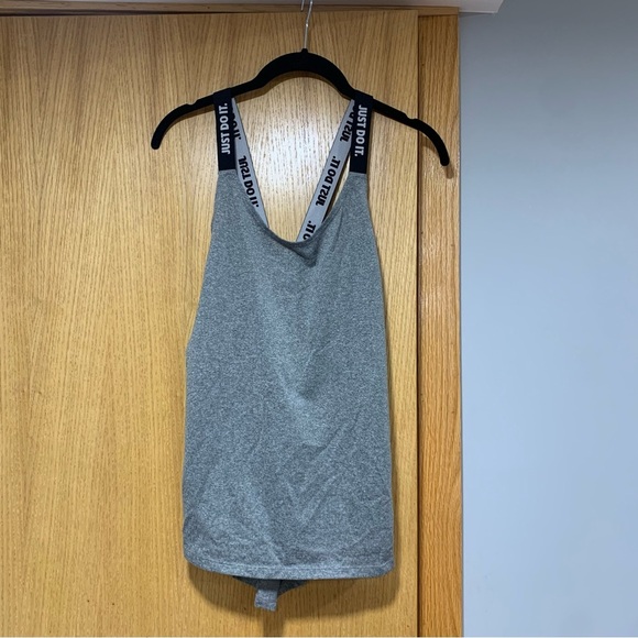 Nike Dri-Fit Elastika Cross Over Logo Strap Tank - Small - Picture 1 of 5